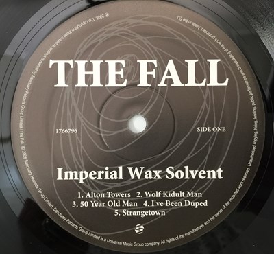 Lot 883 - THE FALL - IMPERIAL WAX SOLVENT LP (1766796)