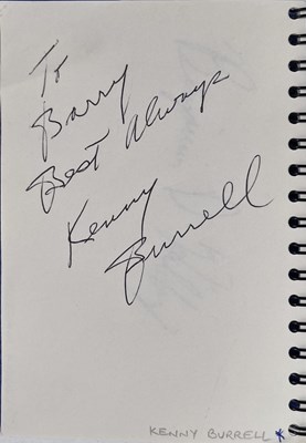 Lot 293 - JAZZ AUTOGRAPHS - THE BARRY MCRAE COLLECTION - SIX BOOKS INC MANY STARS OF JAZZ.