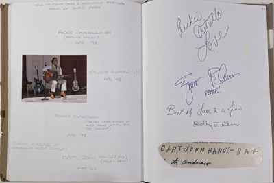 Lot 339 - JAZZ/BLUES AUTOGRAPHS - THE BARRY MCRAE COLLECTION - VOL 15 INC JOSH WHITE / MUDDY WATERS..