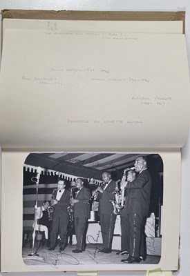 Lot 340 - JAZZ/BLUES AUTOGRAPHS - THE BARRY MCRAE COLLECTION - VOLS 16/17 INC BILL EVANS.