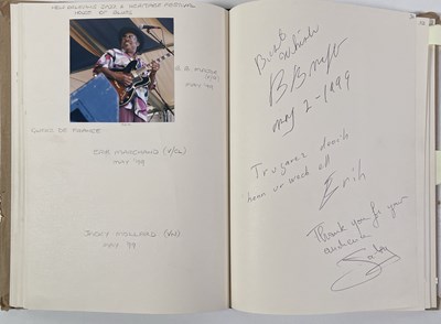 Lot 340 - JAZZ/BLUES AUTOGRAPHS - THE BARRY MCRAE COLLECTION - VOLS 16/17 INC BILL EVANS.