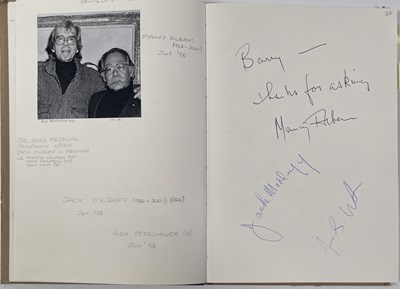 Lot 340 - JAZZ/BLUES AUTOGRAPHS - THE BARRY MCRAE COLLECTION - VOLS 16/17 INC BILL EVANS.