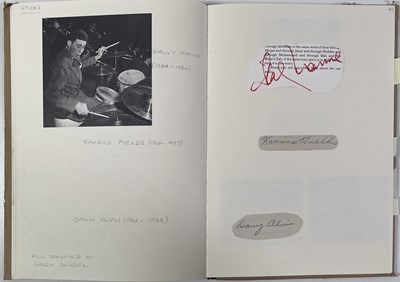 Lot 340 - JAZZ/BLUES AUTOGRAPHS - THE BARRY MCRAE COLLECTION - VOLS 16/17 INC BILL EVANS.