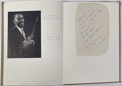 Lot 340 - JAZZ/BLUES AUTOGRAPHS - THE BARRY MCRAE COLLECTION - VOLS 16/17 INC BILL EVANS.