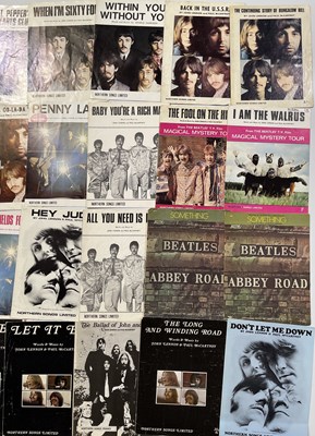 Lot 375 - THE BEATLES - SHEET MUSIC COLLECTION.