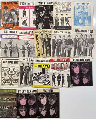 Lot 376 - THE BEATLES - SHEET MUSIC COLLECTION