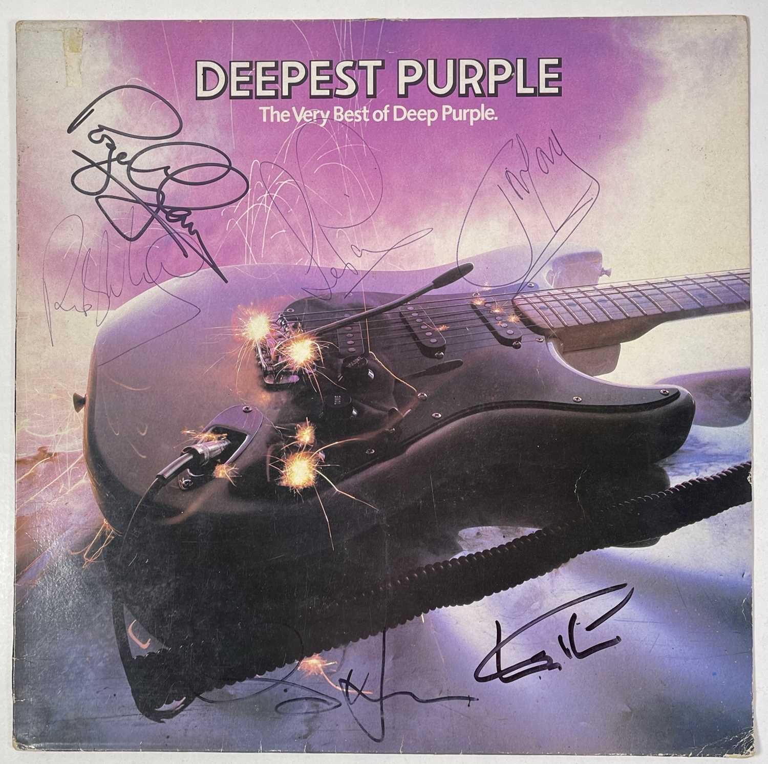 Lot 349 - DEEP PURPLE - FULLY SIGNED LP.