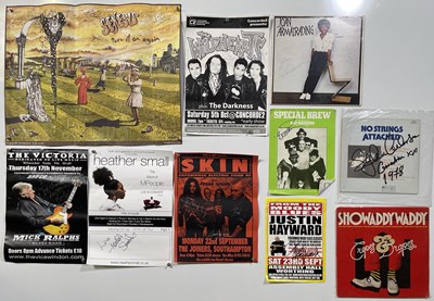 Lot 305 - SIGNED MUSIC MEMORABILIA.