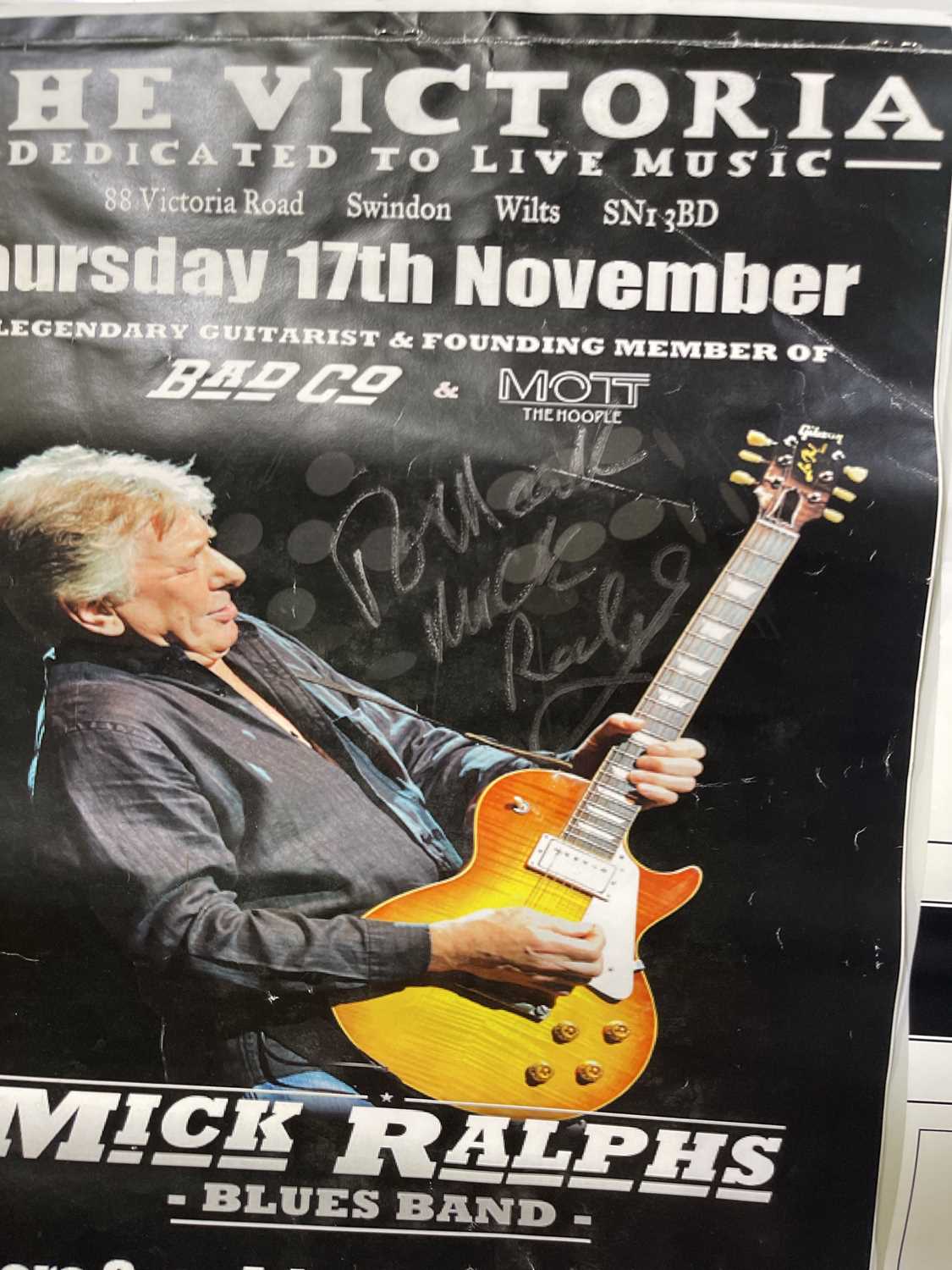 Lot 305 SIGNED MUSIC MEMORABILIA.