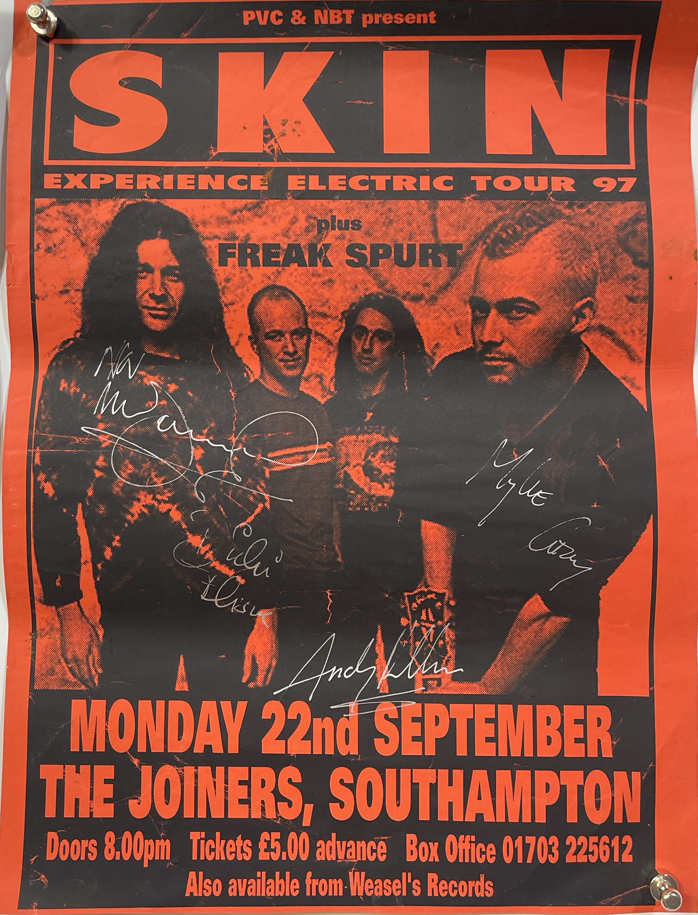 Lot 305 SIGNED MUSIC MEMORABILIA.