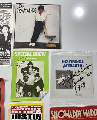 Lot 305 - SIGNED MUSIC MEMORABILIA.