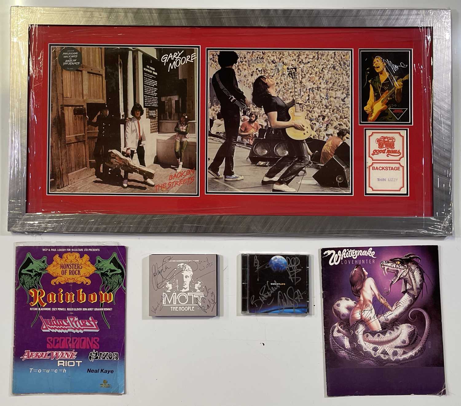 Lot 306 - ROCK / HARD ROCK SIGNED ITEMS.