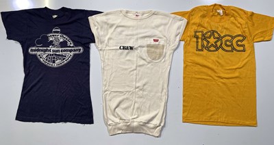 Lot 478 - 10CC  - C 1970S CONCERT T-SHIRTS INC STOCKHOLM.