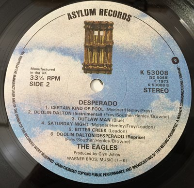 Lot 990 - EAGLES - DESPERADO LP (LIMITED EDITION NIMBUS SUPERCUT HI-FI PRESSING - K 53008)