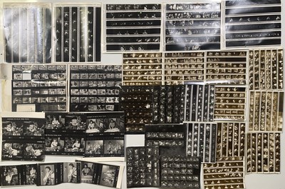 Lot 492 - 10CC - A LARGE COLLECTION OF CONTACT SHEETS DEPICTING THE BAND.