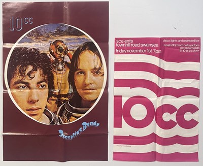 Lot 493 - 10CC - C 1974 CONCERT POSTER.