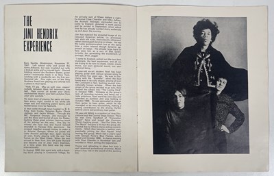 Lot 102 - JIMI HENDRIX - 1967 CONCERT PROGRAMME.