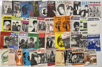 Lot 77 - SHEET MUSIC ARCHIVE - ROCK N ROLL/POP/ROCK.