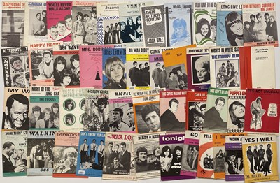 Lot 77 - SHEET MUSIC ARCHIVE - ROCK N ROLL/POP/ROCK.