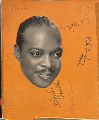 Lot 105 - JAZZ PROGRAMMES - INC COUNT BASIE SIGNED.