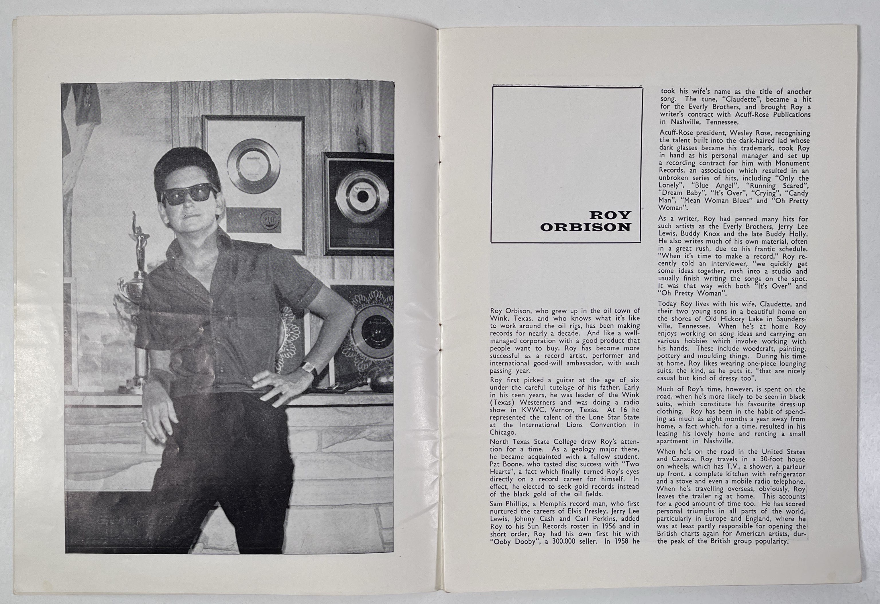 Lot 106 - 1960S ROCK AND POP PROGRAMMES INC