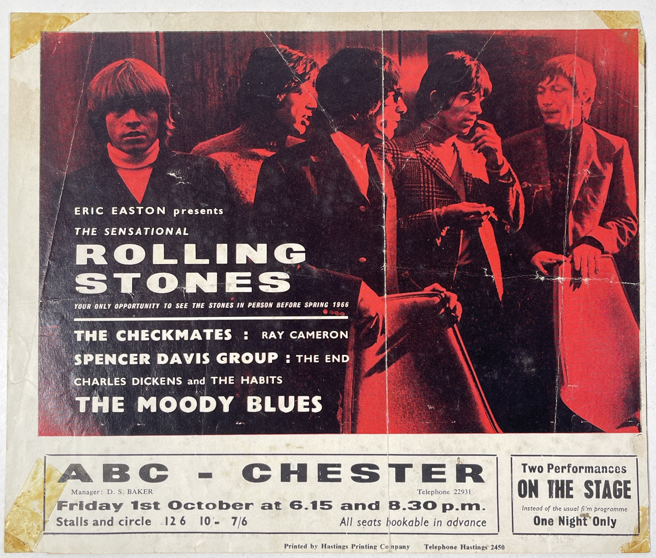 Lot 390 - THE ROLLING STONES - ORIGINAL ABC CHESTER