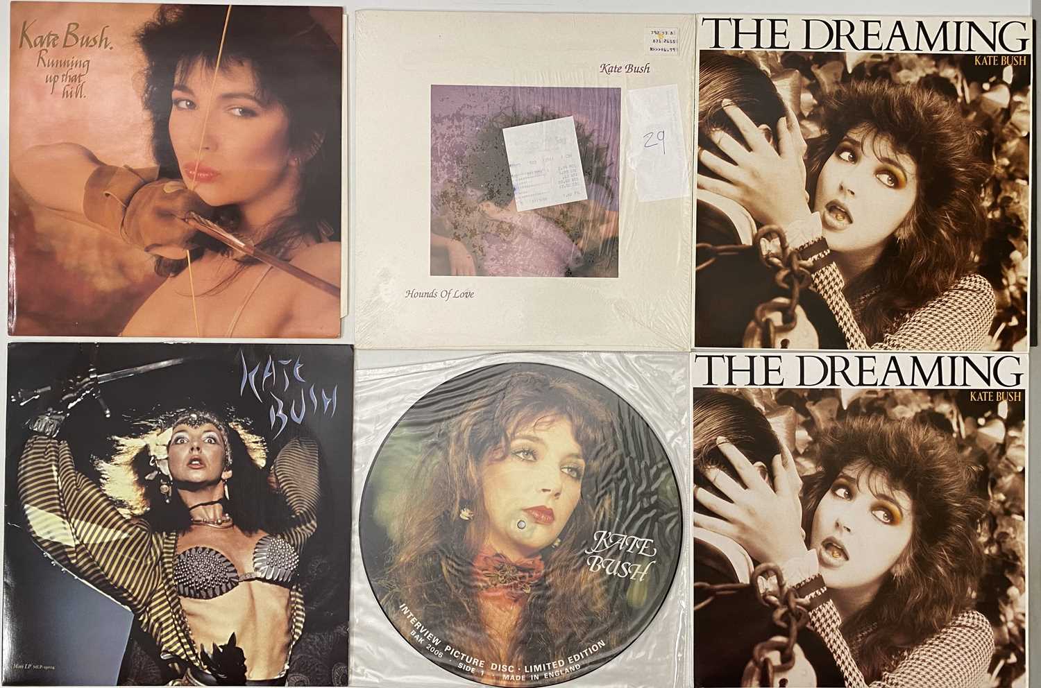 Lot 1062 - KATE BUSH - LP COLLECTION (INC RARITIES/