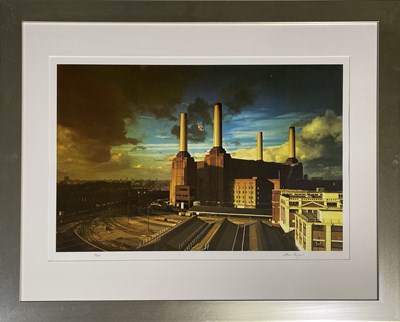 Lot 418 - PINK FLOYD - STORM THORGERSON SIGNED LIMITED EDITION ANIMALS PRINT.