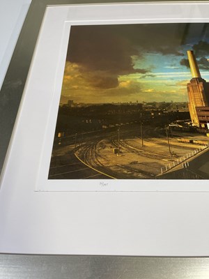 Lot 418 - PINK FLOYD - STORM THORGERSON SIGNED LIMITED EDITION ANIMALS PRINT.