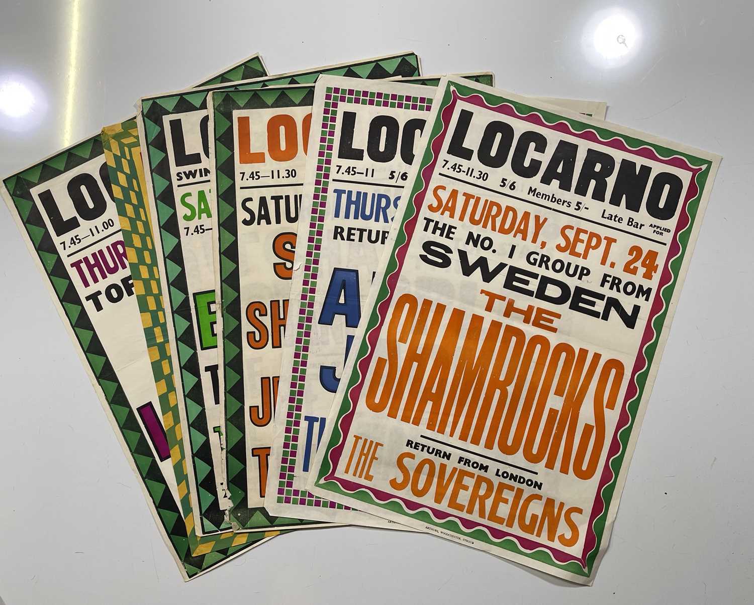 Lot 221 - LOCARNO POSTER COLLECTION.