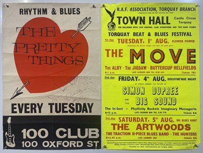 Lot 222 - THE PRETTY THINGS - SIGNED POSTER.