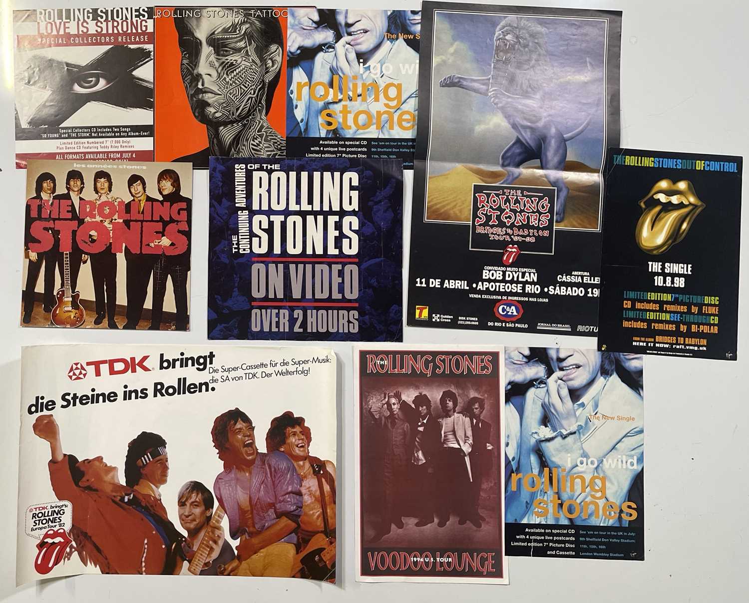 Lot 428 - ROLLING STONES POSTER COLLECTION.