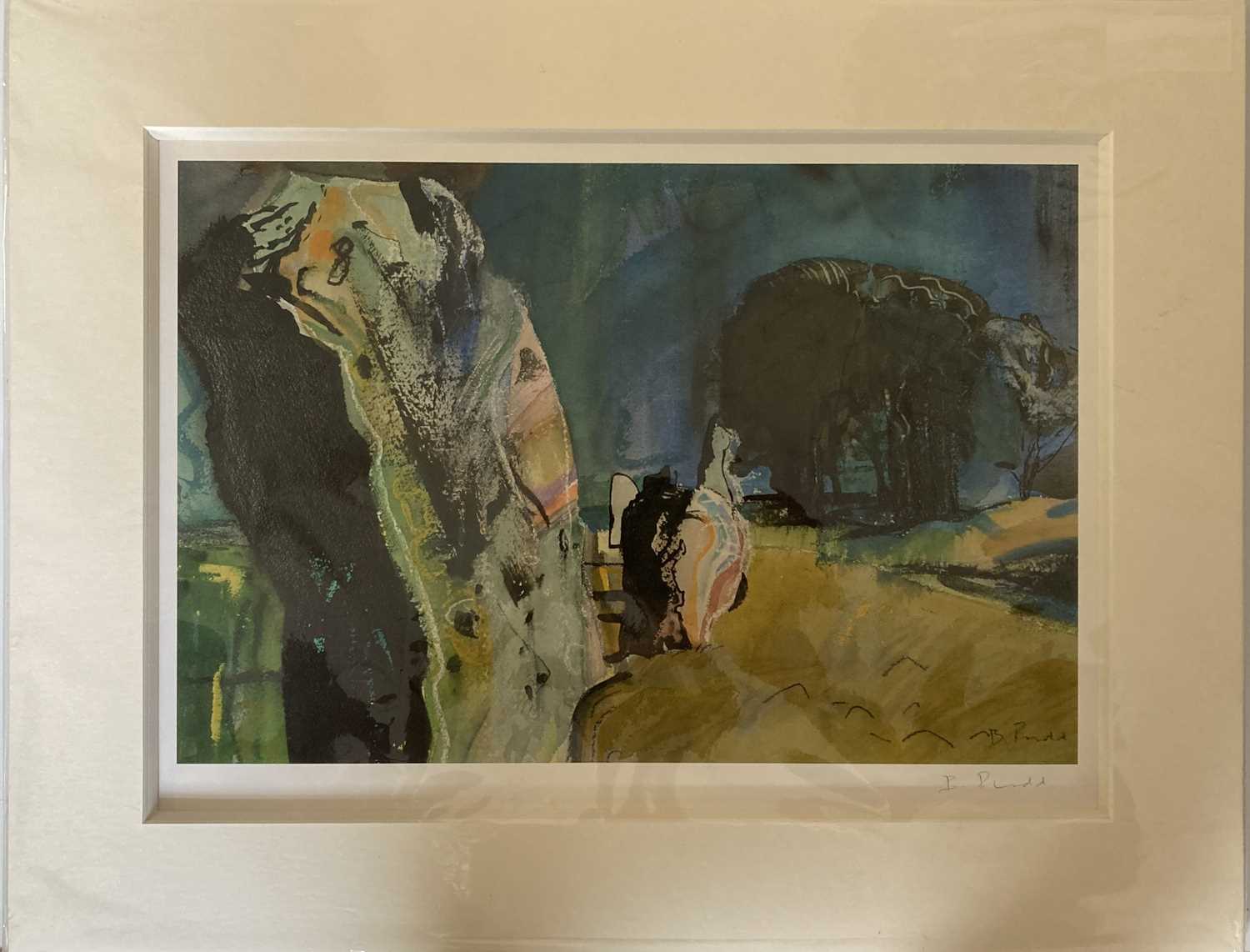 Lot 10 - BOB RUDD SIGNED PRINT.