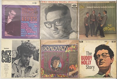 Lot 1075 - BUDDY HOLLY/ DONOVAN/ ADAM FAITH - LP COLLECTION