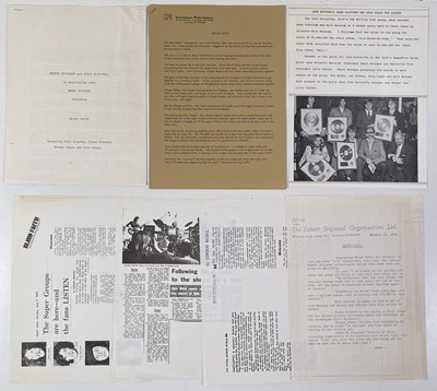 Lot 81 - BLIND FAITH - ORIGINAL RSO PRESS RELEASES.