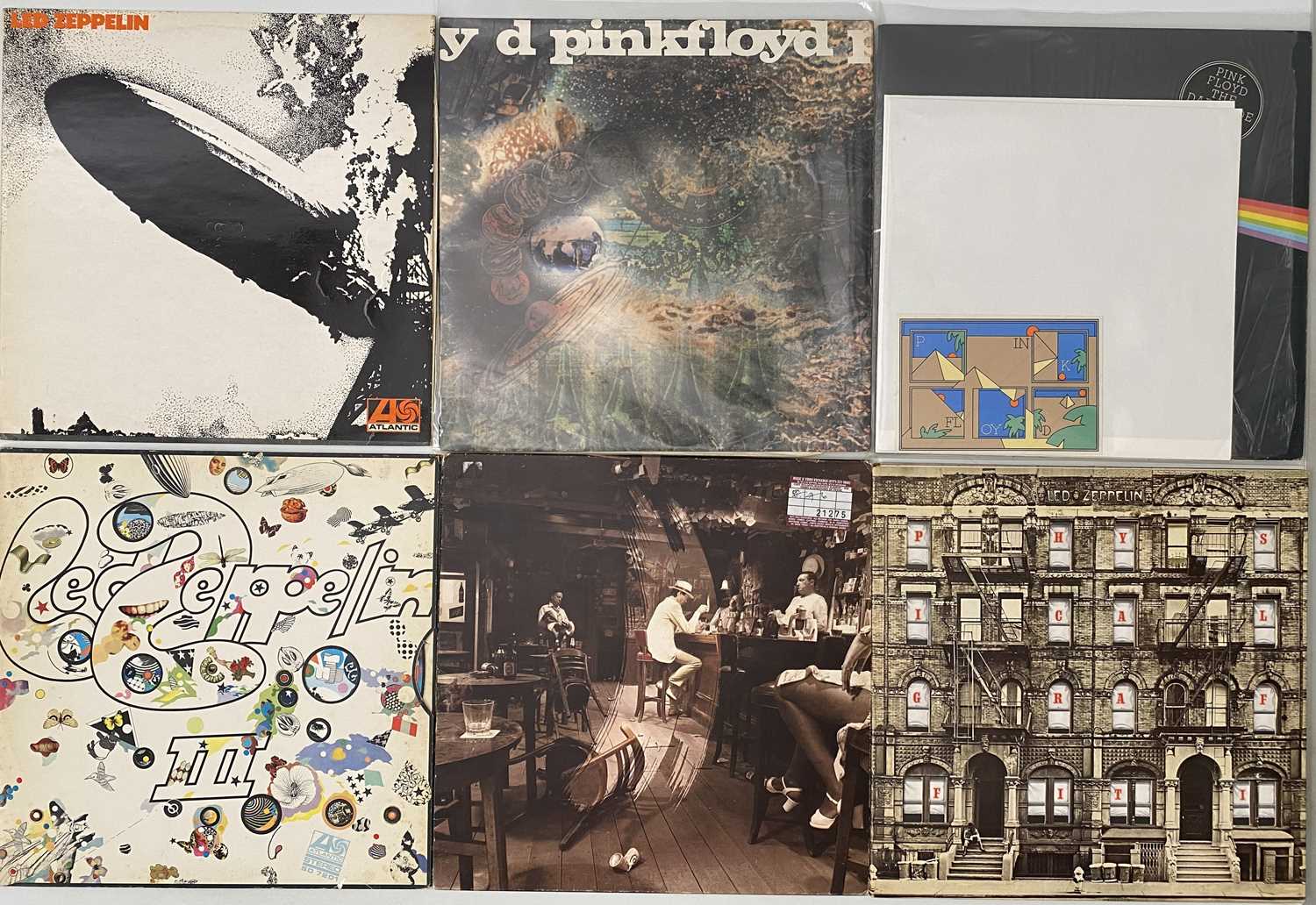 Lot 1127 - LED ZEPPELIN/PINK FLOYD - LP COLLECTION