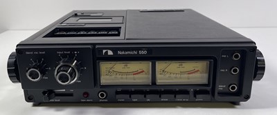 Lot 45 - NAKAMICHI 550 TAPE DECK - FULLY SERVICED.