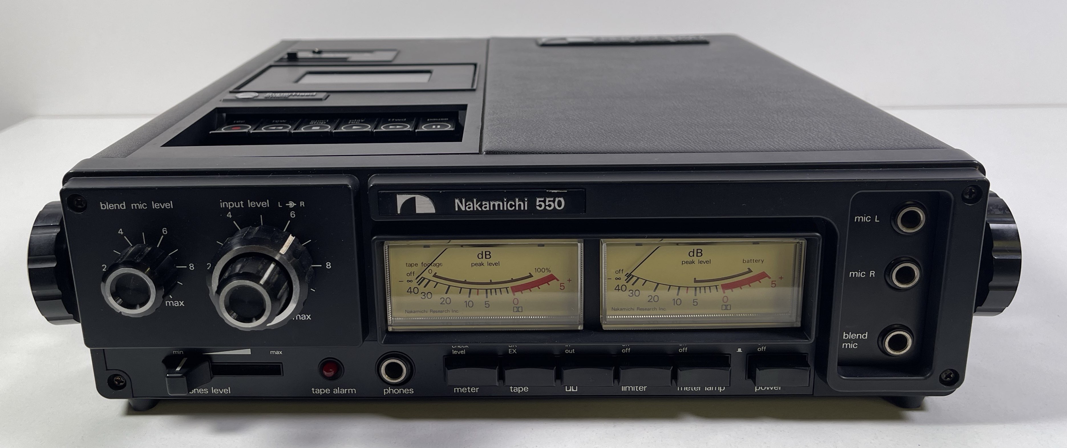 Lot 45 NAKAMICHI 550 TAPE DECK FULLY SERVICED.
