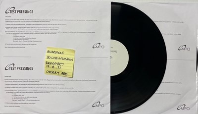 Lot 230 - BUZZCOCKS - 30 LIVE IN LONDON WHITE LABEL TEST PRESSING.