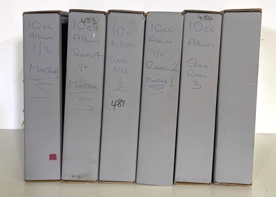 Lot 501 - 10CC - MASTER TAPE COLLECTION - 10CC ALBUM TAPES.