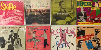 Lot 233 - Rock n Roll/ Rockabilly - 10" Collection inc Elvis Presley Weekend Mail 6"