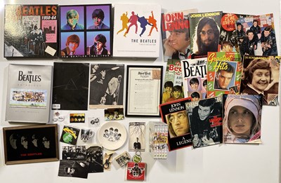 Lot 425 - THE BEATLES - MEMORABILIA INC POLISH POSTER / BOOKS.