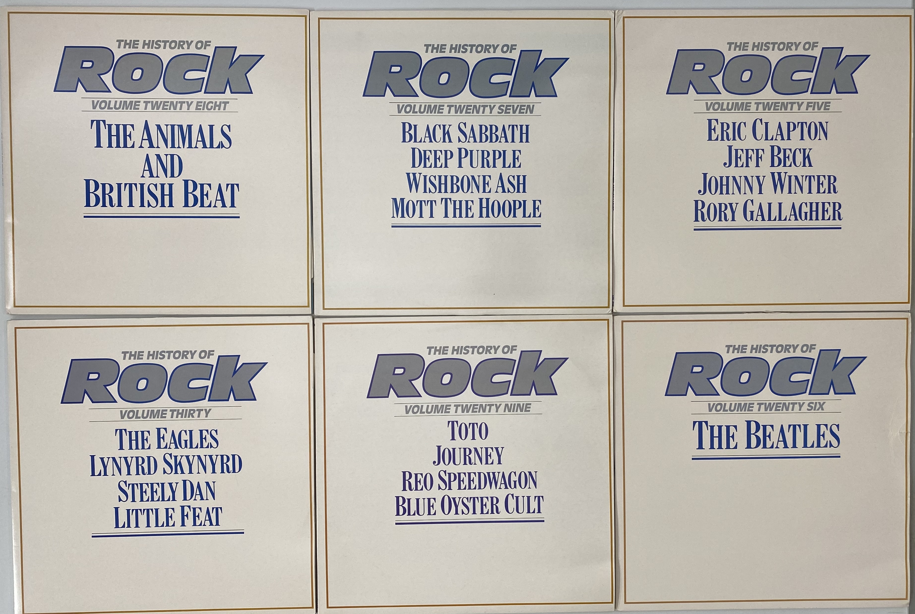 Lot 1109 - THE HISTORY OF ROCK LP COLLECTION + EXTRAS