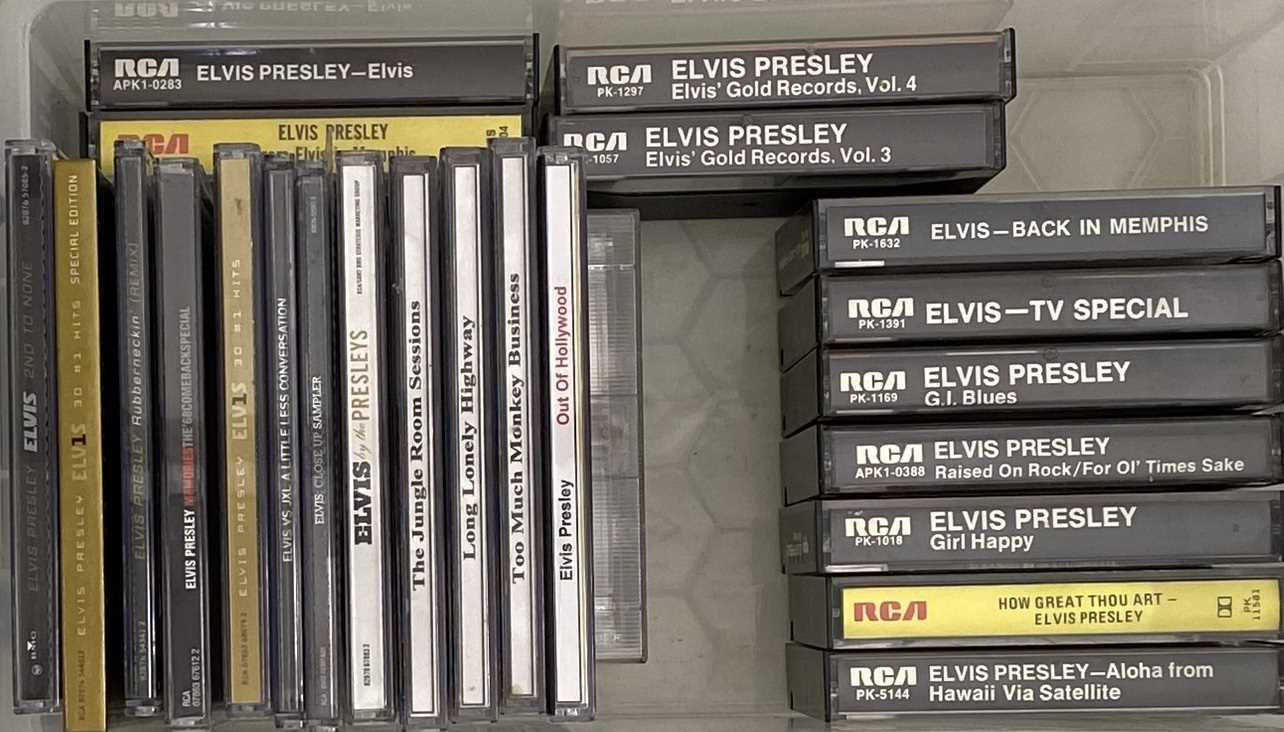 Lot 1112 - ELVIS PRESLEY - CD/ DVD/ CASSETTE