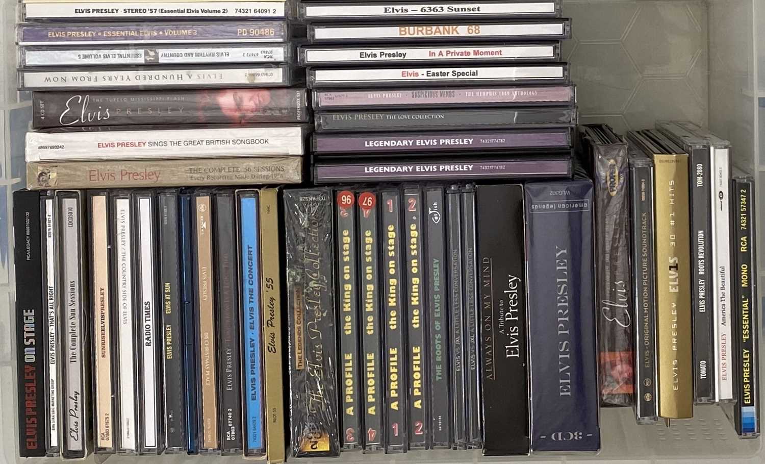 Lot 1112 - ELVIS PRESLEY - CD/ DVD/ CASSETTE