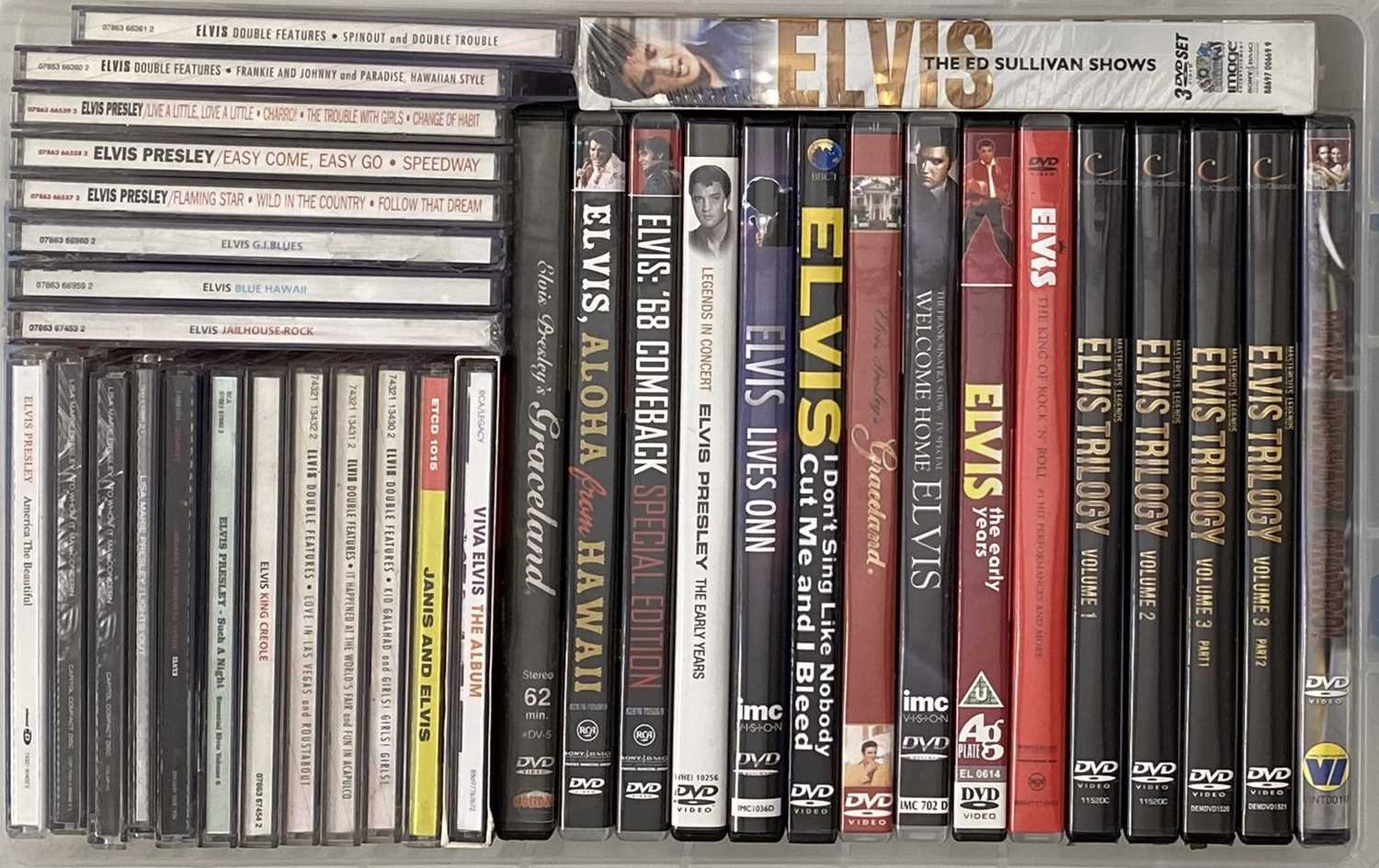 Lot 1112 - ELVIS PRESLEY - CD/ DVD/ CASSETTE