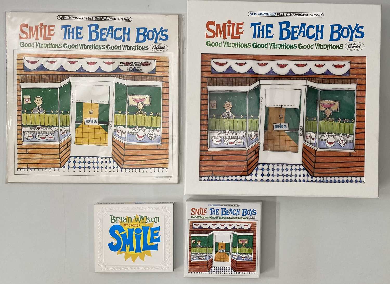 Lot 1118 - THE BEACH BOYS - SMILE LP/ CD SETS