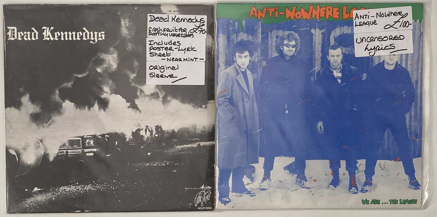 Lot 1194 - ANTI-NOWHERE LEAGUE / DEAD KENNEDYS - LP RARITIES