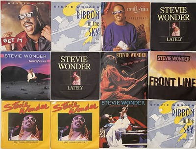 Lot 1238 - STEVIE WONDER - 7" COLLECTION