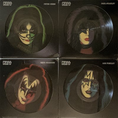 Lot 243 - Kiss - Self-Titled Picture Disc LPs